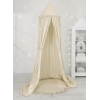 Set: Sänghimmel upphängd från taket med Lekmatta- beige
