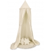 Set: Sänghimmel upphängd från taket med Lekmatta med Kuddar - beige