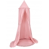 Set: Sänghimmel upphängd från taket med Lekmatta- pastel rosa
