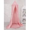 Set: Sänghimmel upphängd från taket med Lekmatta- pastel rosa