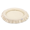 Set: Sänghimmel upphängd från taket med Lekpöl med volang- beige