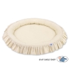 Set: Sänghimmel upphängd från taket med Lekpöl med volang- beige