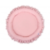 Set: Sänghimmel upphängd från taket med Lekpöl med volang- pastel rosa
