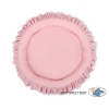 Set: Sänghimmel upphängd från taket med Lekpöl med volang- pastel rosa