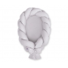 Sovpöl Knot Babynest & Spjälskydd 2 in 1 - grå