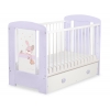 Spjälsäng 120x60cm Dreamy bunny med lådor MAXI