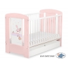 Spjälsäng 120x60cm Dreamy bunny med lådor STANDARD