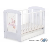 Spjälsäng 120x60cm Dreamy bunny med lådor STANDARD