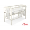 Spjälsäng 120x60cm med hjärtan Nr. 5003-10- cream