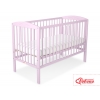 Spjälsäng 120x60cm med hjärtan Nr. 5003-08- rosa