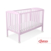 Spjälsäng 120x60cm med hjärtan Nr. 5003-08- rosa