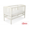 Spjälsäng 120x60cm med krona no. 5006-10- cream
