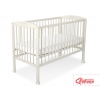 Spjälsäng 120x60cm med krona no. 5006-10- cream