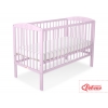 Spjälsäng 120x60cm med stjärnor nr. 5002-08- rosa