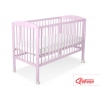 Spjälsäng 120x60cm med stjärnor nr. 5002-08- rosa