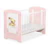 Spjälsäng 120x60cm Nallebjörn med rosett cream no. 5004-01-321