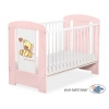 Spjälsäng 120x60cm Nallebjörn med rosett cream no. 5004-01-321