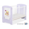 Spjälsäng 120x60cm Nallebjörn med rosett lilac no. 5004-09-325