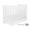 Spjälsäng 120x60cm white med lådor STANDARD