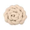 Spjälsängsskydd Fläta XXL- 360 cm beige