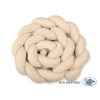 Spjälsängsskydd Fläta XXL- 360 cm beige