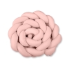 Spjälsängsskydd Fläta XXL- 360 cm pastel rosa