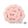 Spjälskydd Fläta XXL- 360 cm pulverrosa