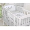 Spjälskydd till spjälsäng 120x60 och 140x70 Little Prince/Princess grå