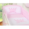 Spjälskydd till spjälsäng 120x60 och 140x70 Little Prince/Princess rosa