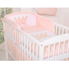 Spjälskydd till spjälsäng 120x60 och 140x70 Little Prince/Princess rosa