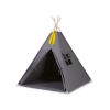Tipi tält med matta barnrum antracit