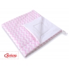 Tipi Lektält med lekmatta och dekorfjädrar-Chevron rosa