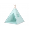 Tipi Lektält med lekmatta och dekorfjädrar- mynta