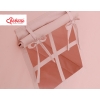 Tipi Lektält med lekmatta och dekorfjädrar- pastel rosa