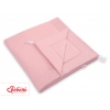 Tipi Lektält med lekmatta och dekorfjädrar- pastel rosa