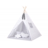 Tipi lektält och dekorfjädrar Grå Pilar