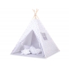 Tipi lektält och dekorfjädrar Grå Pilar