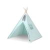 Tipi lektält och dekorfjädrar mynta