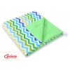 Tipitält Chevron green-blå