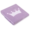 Underbar Barn Fleecefilt Little Prince/Princess lila