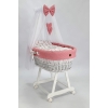 Vit babykorg baby flickor