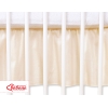 Volang / sängkappa till Babysäng 140x70cm- hjärtan cream