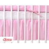 Volang / sängkappa till Babysäng 120x60cm- hjärtan rosa