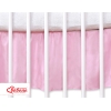 Volang / sängkappa till Babysäng 140x70cm- hjärtan rosa