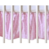 Volang / sängkappa till Babysäng 140x70cm- hjärtan Vita Prickar på rosa