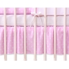 Volang / sängkappa till Babysäng 140x70cm- hjärtan Vita Prickar på rosa