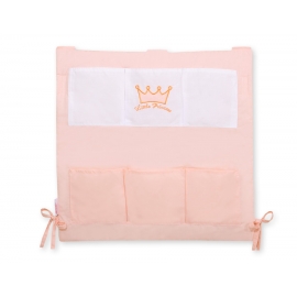 Accessor Förvaring till spjälsäng Little Prince/Princess pulverrosa