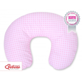 Amningskudde rosa rutig