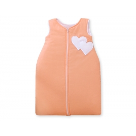 Baby Sovpåse Hjärtan orange