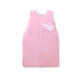 Baby Sovpåse Hjärtan rosa